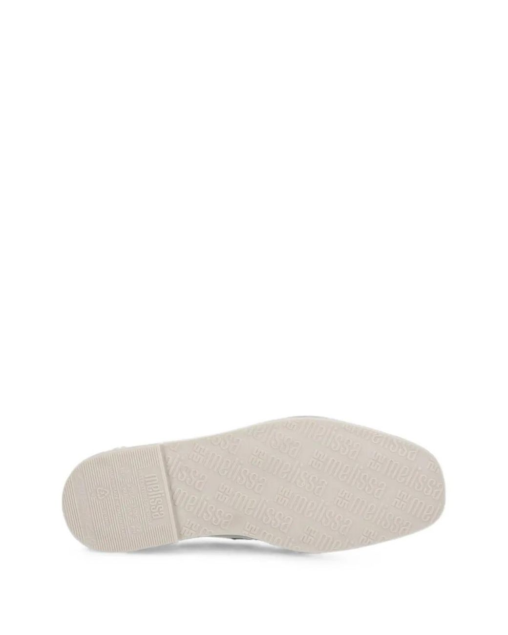 Melissa White Buckle-Fastening Crossover-Strap Ballet Flats