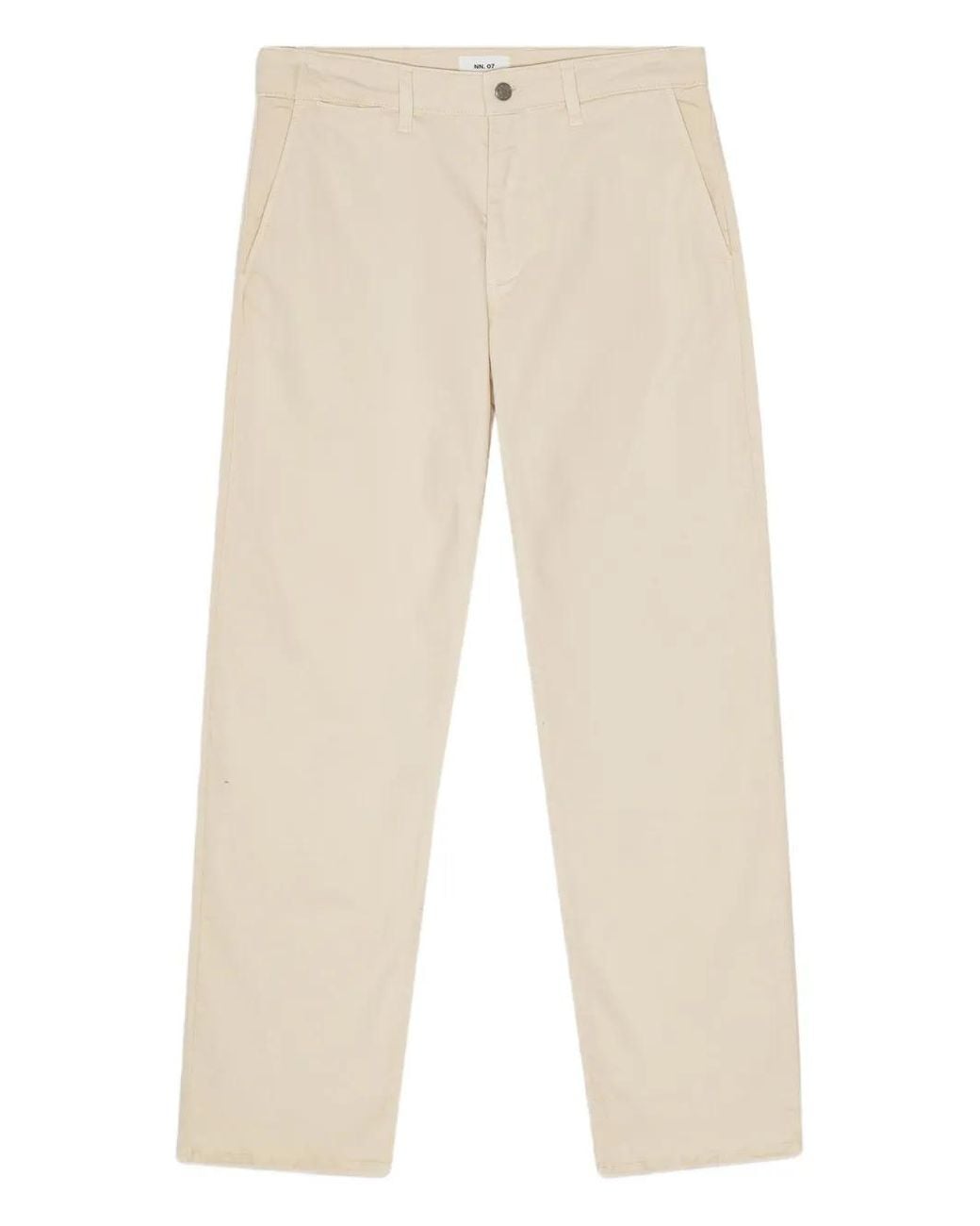 Pantalones Rectos Con Pinzas NN07 de hombre de color Natural