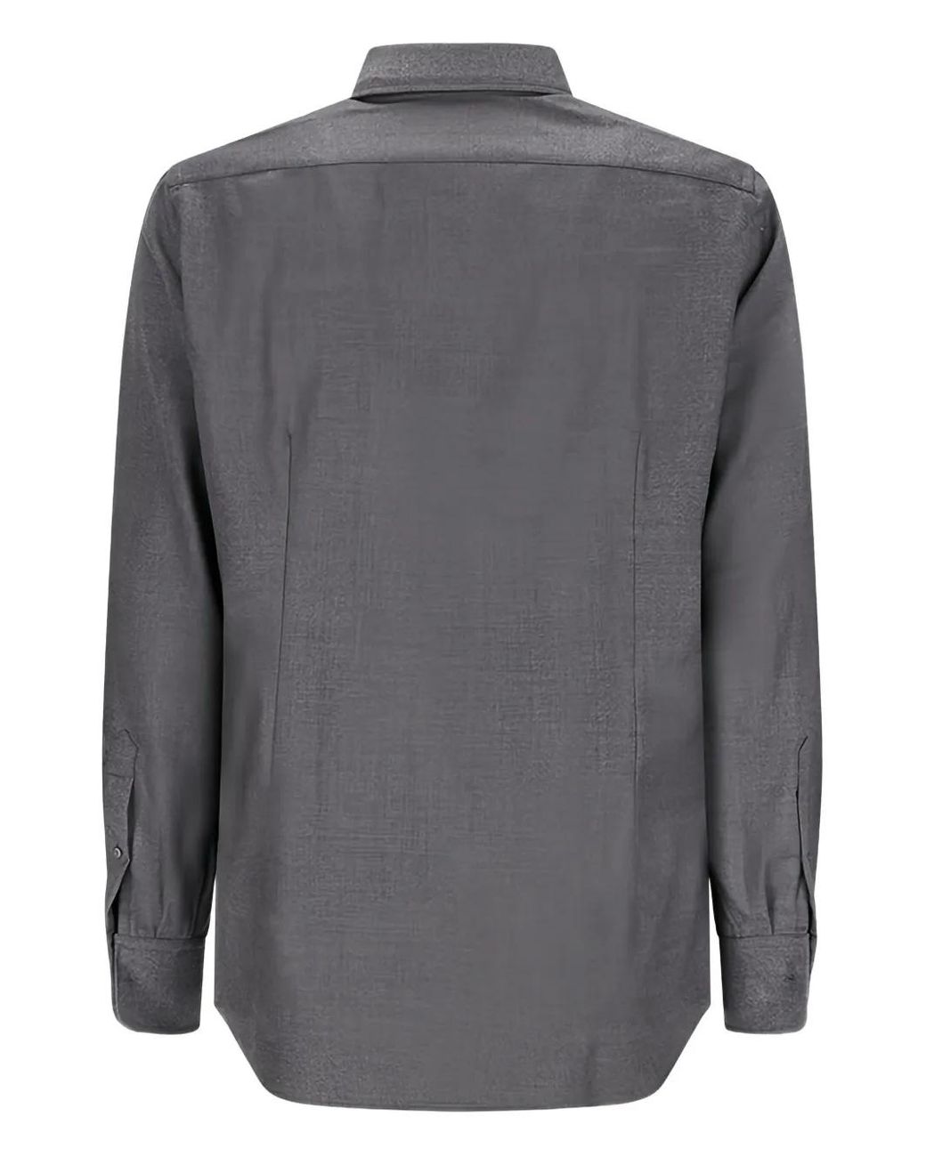 Lardini Gray Buttoned Shirt for men