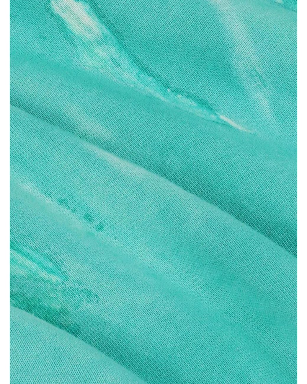 Sporty & Rich Green Wellness Tie-Dye Sweatshirt