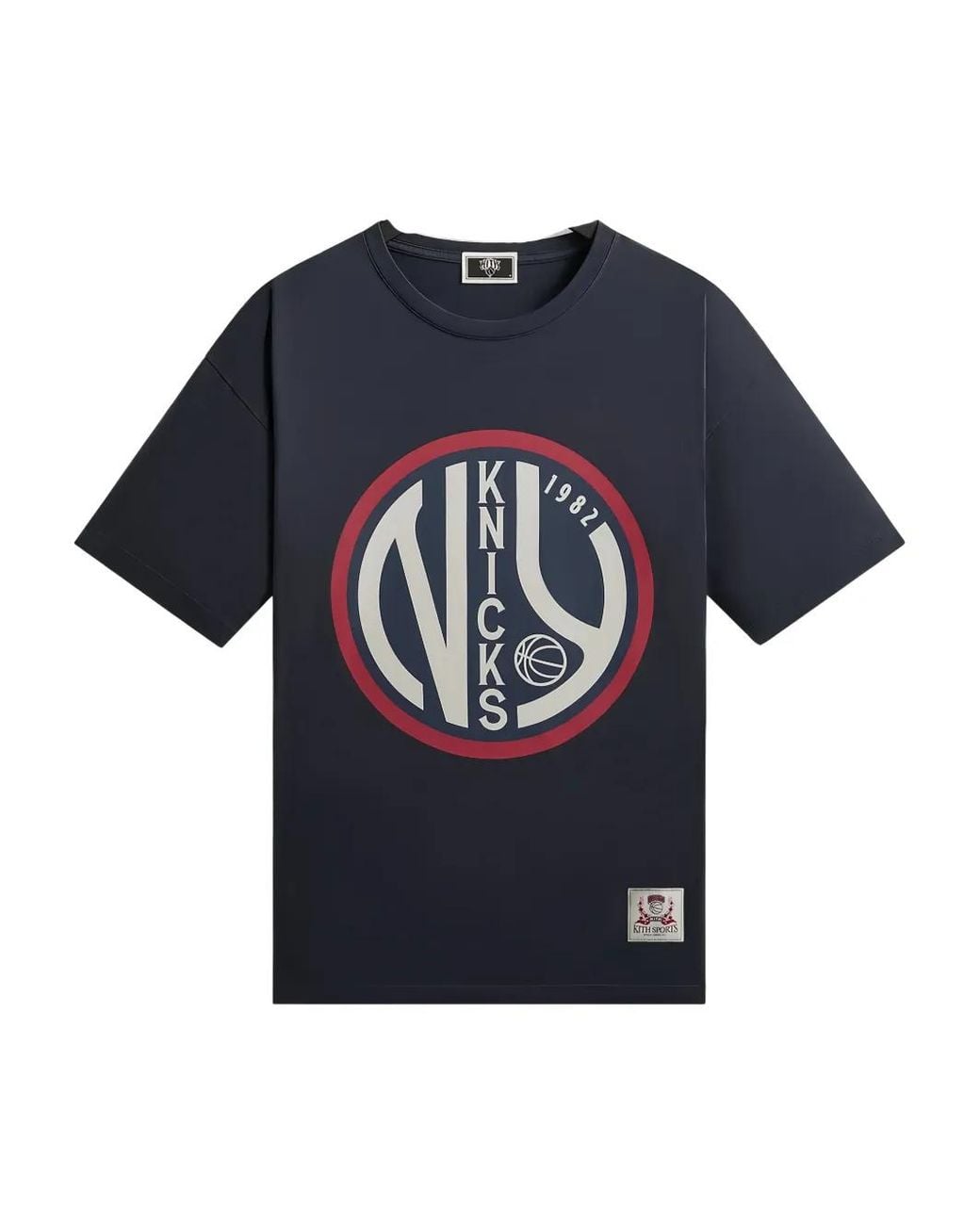 Kith Blue X New York Knicks Graphic T-Shirt for men