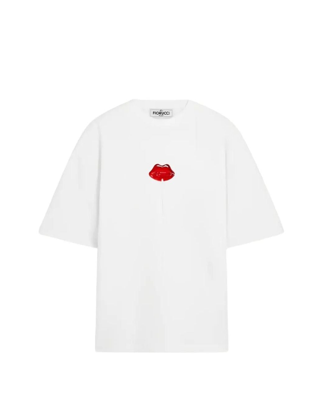 Fiorucci White Graphic-Print T-Shirt