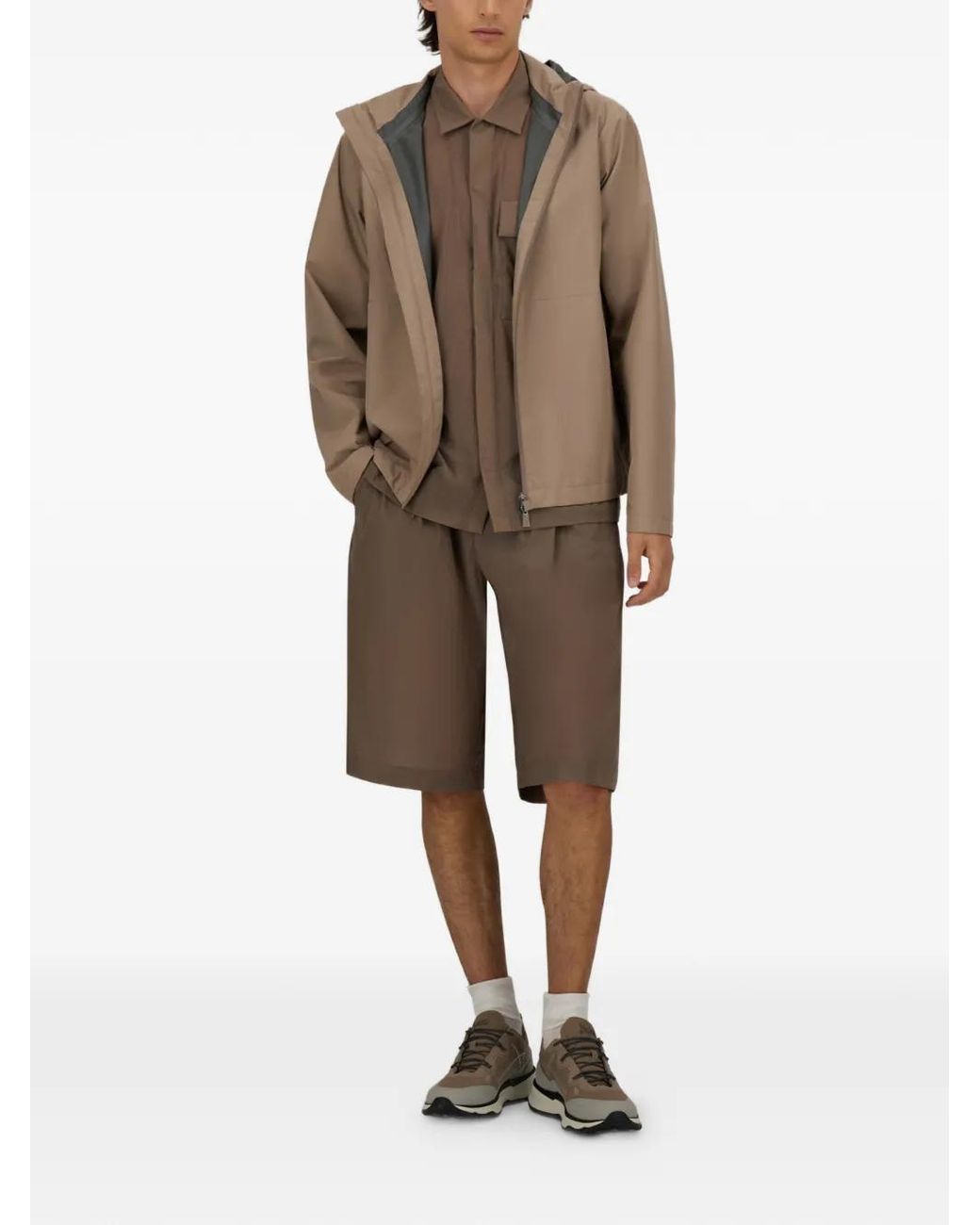 Herno Natural Hooded Parka for men