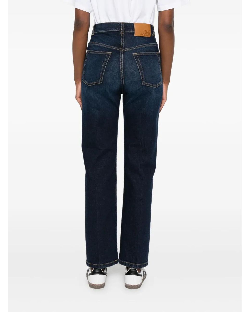TRUE AVENUE Blue Five-Pocket Jeans