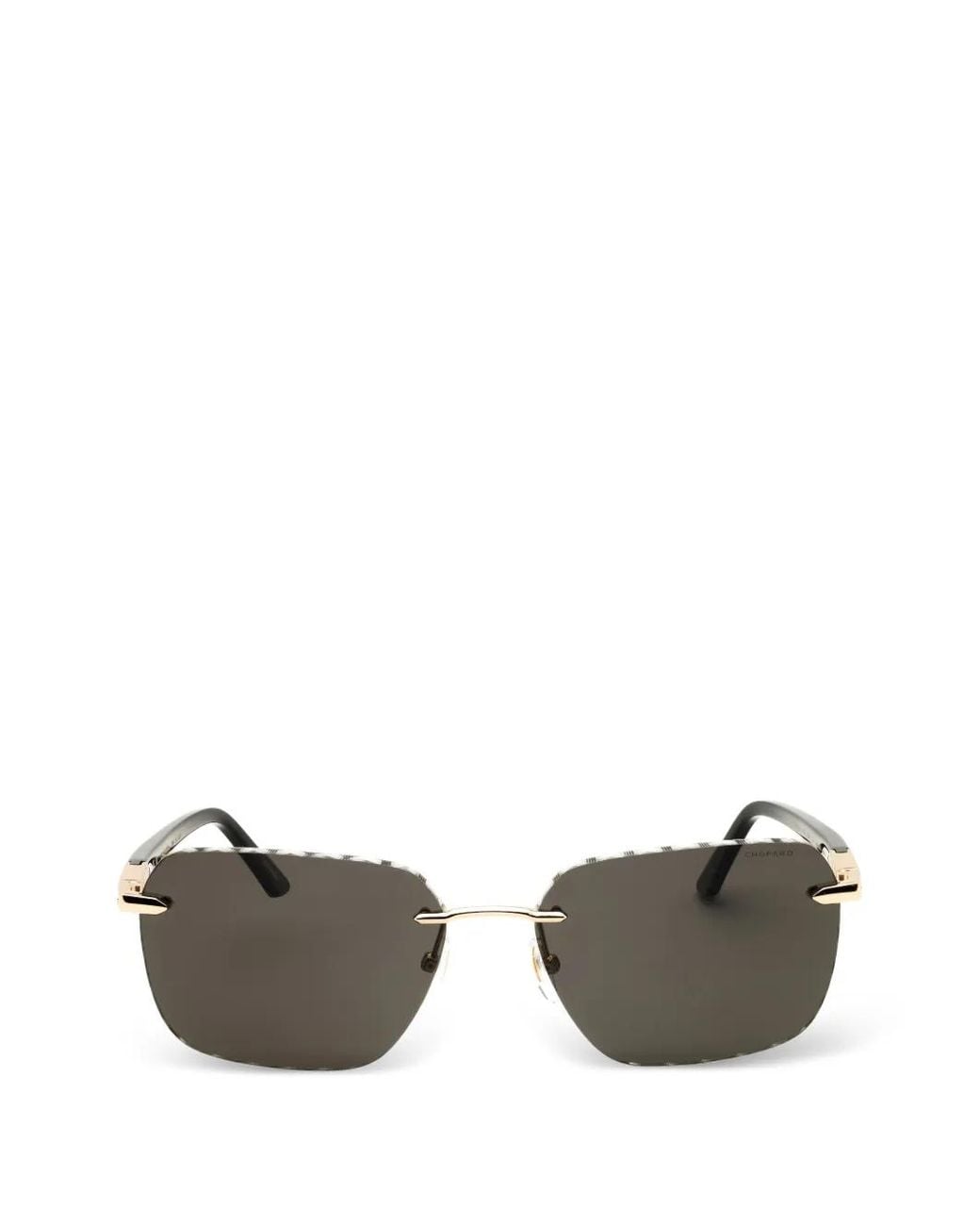 Gafas De Sol Con Montura Rectangular Chopard de hombre de color Metallic