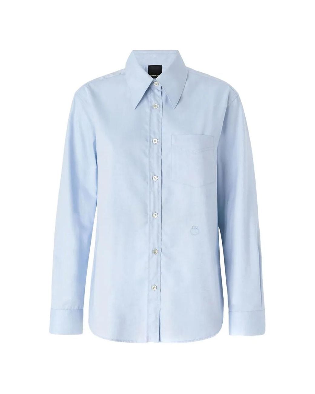 Pinko Blue Chemise Boutonnée À Manches Longues