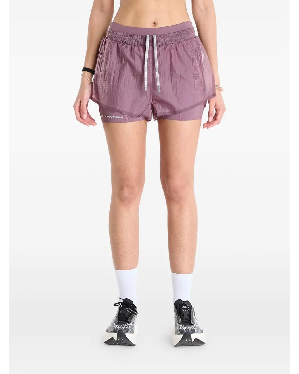 Adidas Pink Hermanos Koumori Adi365 2-In-1 Running Shorts
