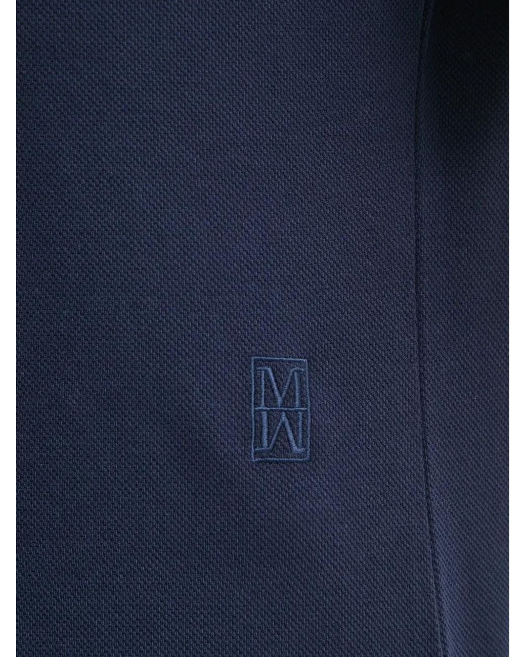Marc O' Polo Blue Buttoned Collar Polo Shirt