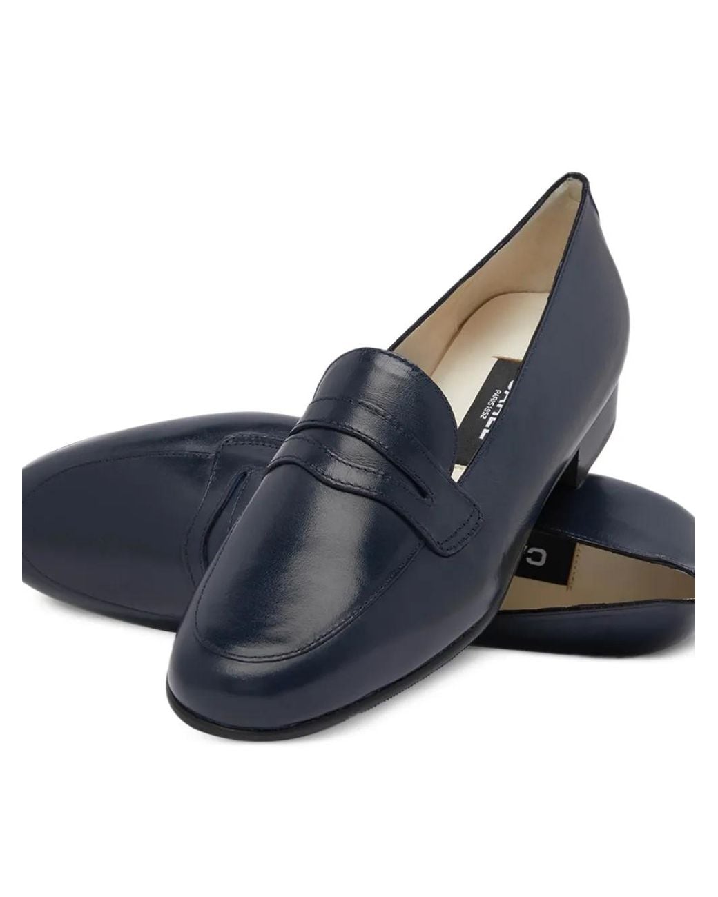 CAREL PARIS Blue Mocassins 2100 En Cuir