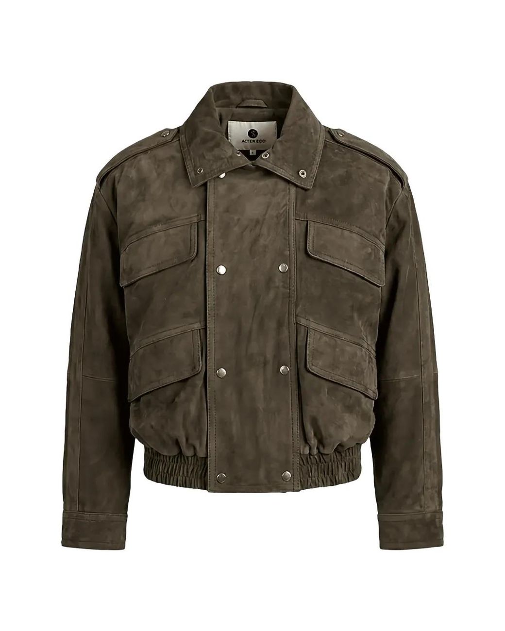 Alter Ego Green Holly Suede Jacket
