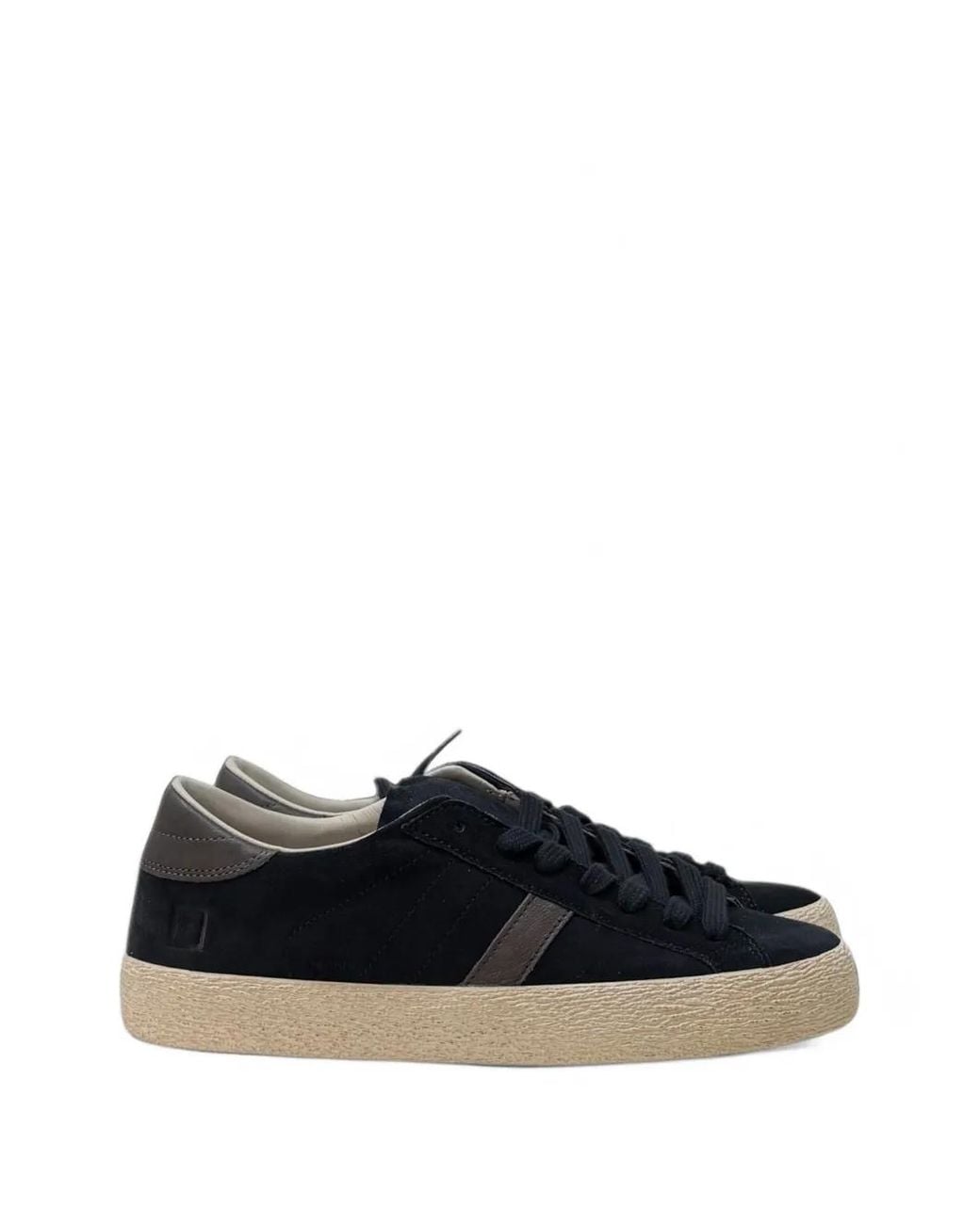 Date Black Hill Low Suede Sneakers for men