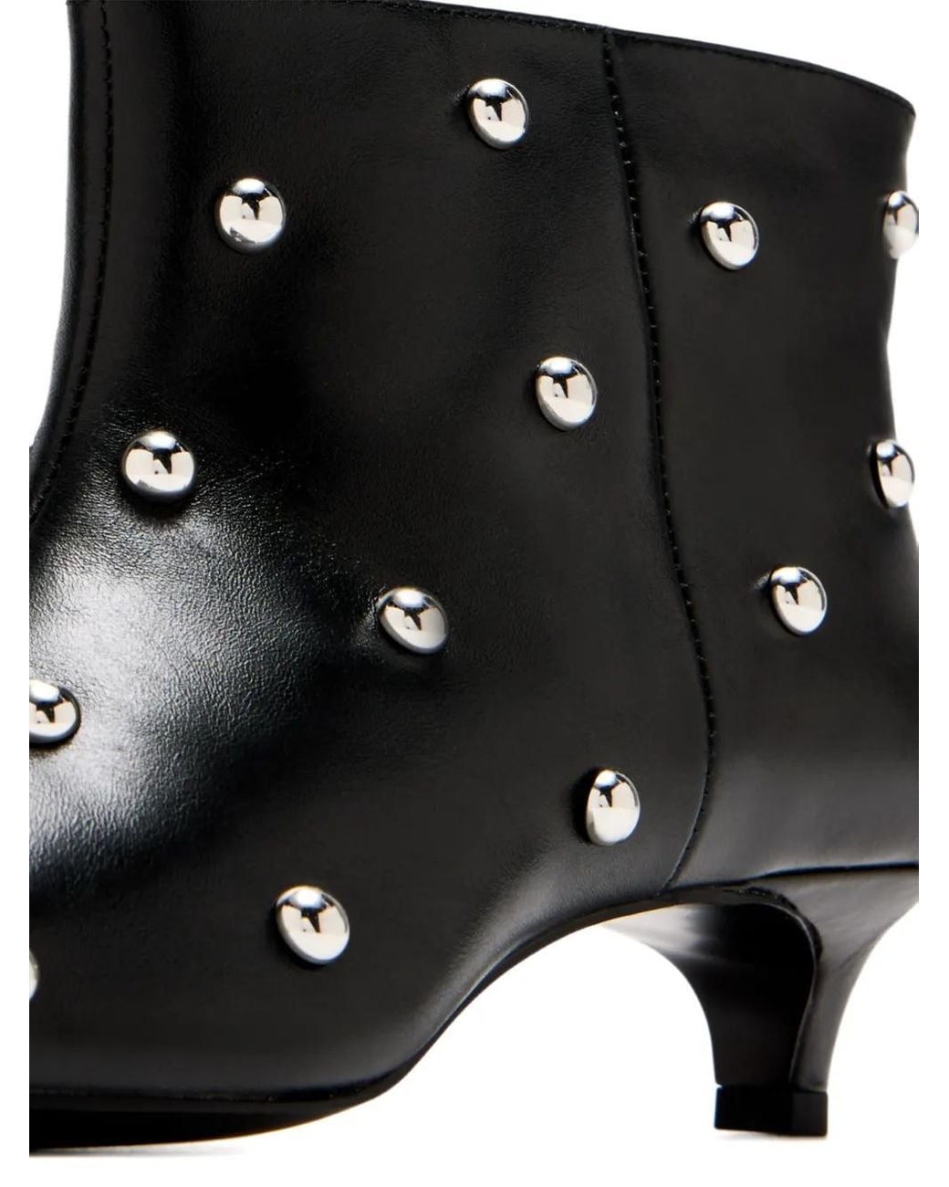 Senso Black 40Mm Stud-Embellished Boots