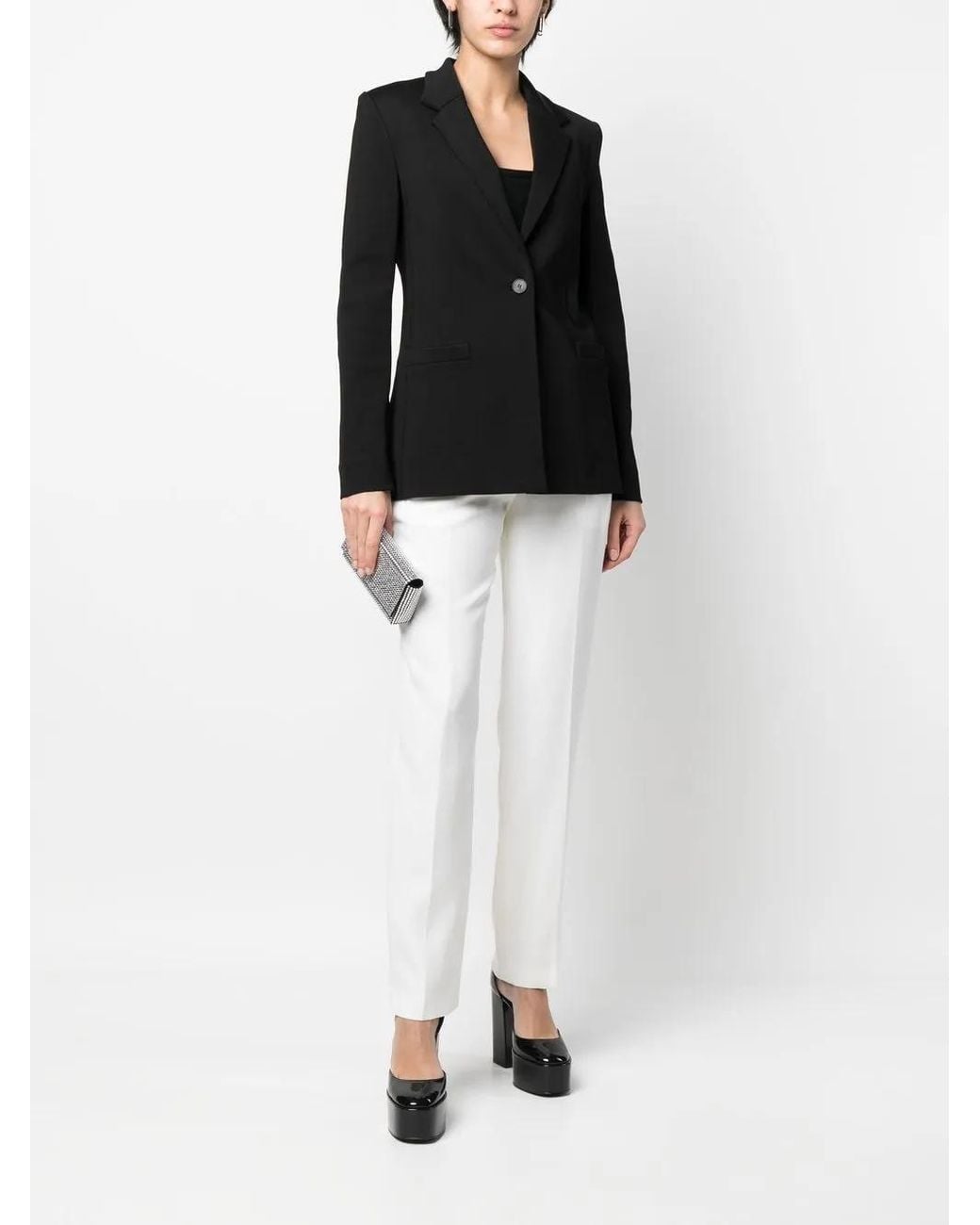 Givenchy Black Single Button Blazer