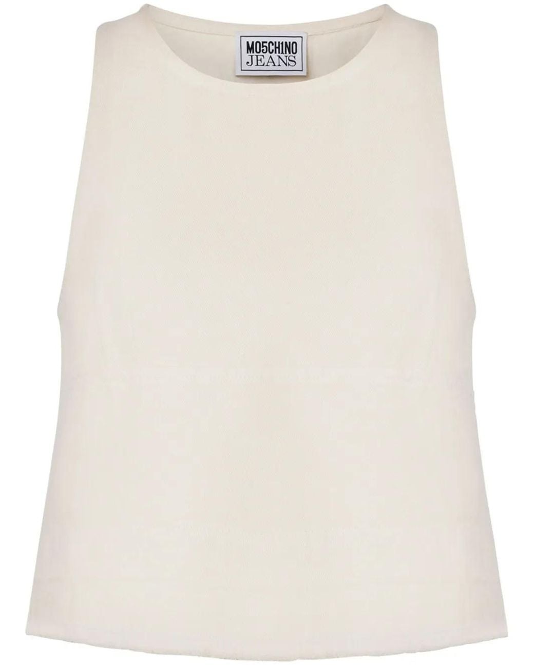 Moschino Natural Denim Tank Top