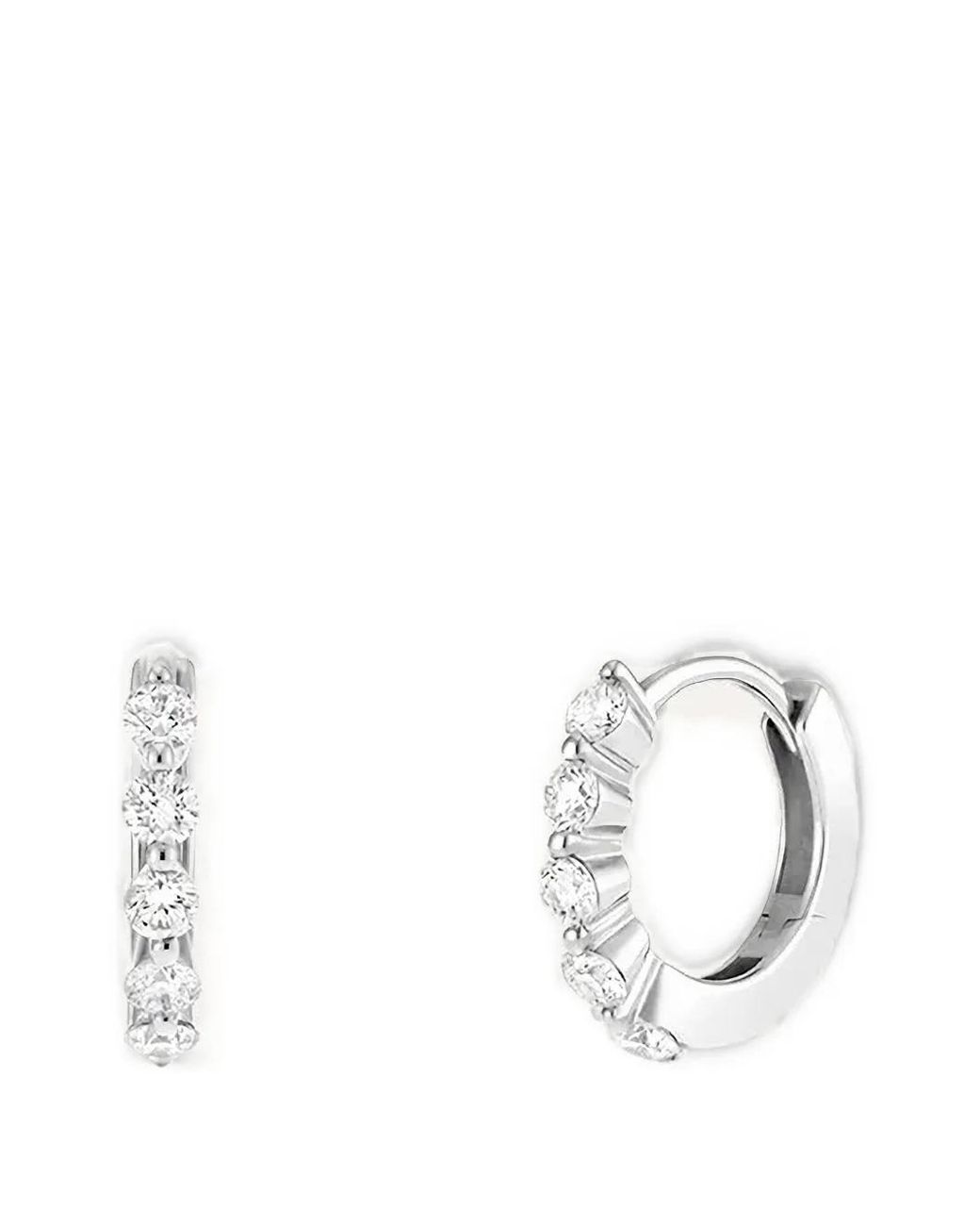 Dinny Hall Metallic Shuga Diamond Hoop Earrings