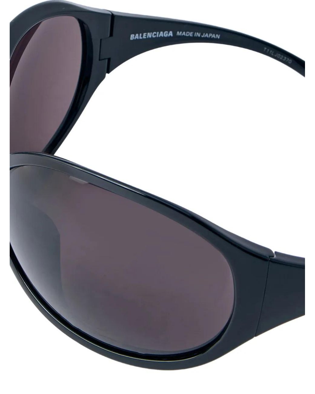 Balenciaga Purple Phantom Round Sunglasses