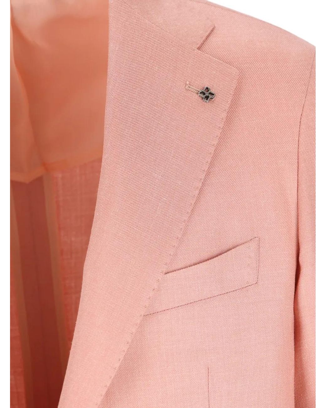 Tagliatore Geknöpftes Sakko in Pink für Herren