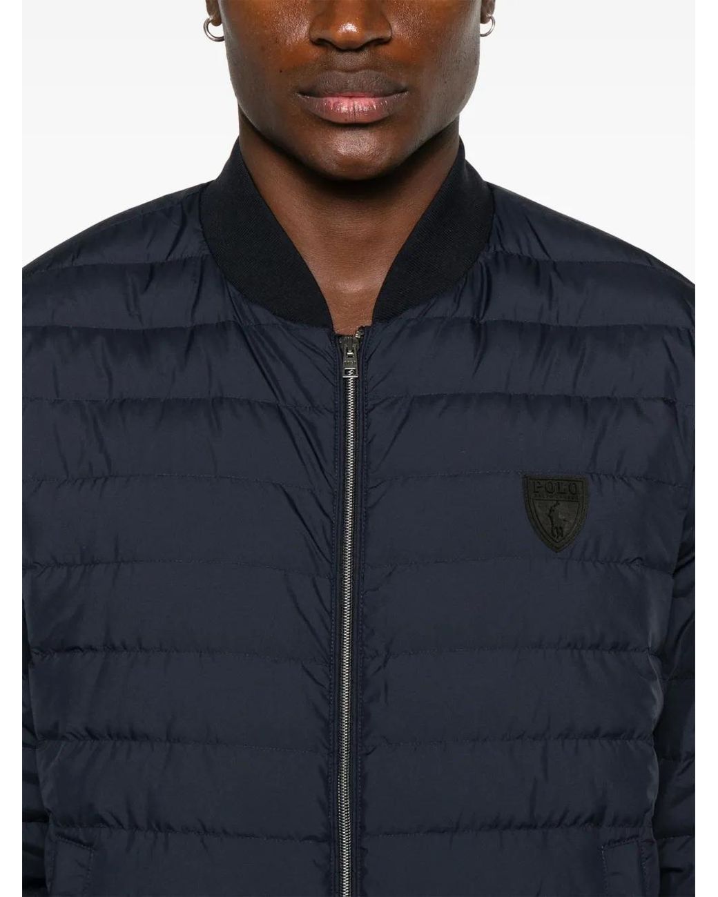 Polo Ralph Lauren Blue Baker Bomber Jacket for men