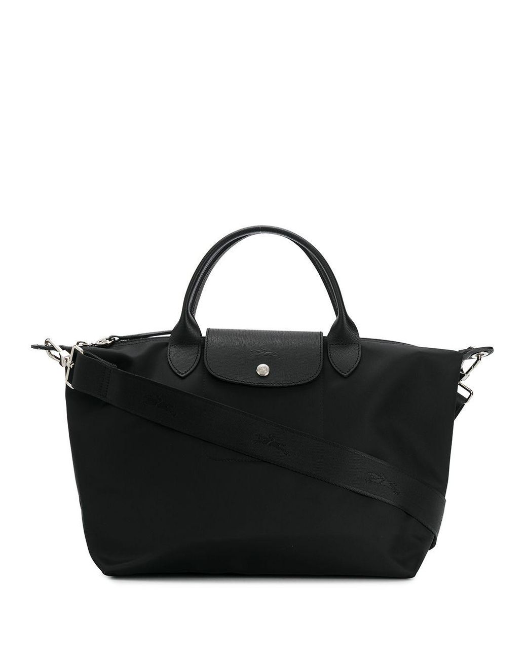 Longchamp Medium Le Pliage Néo Top Handle Bag in Black | Lyst Canada