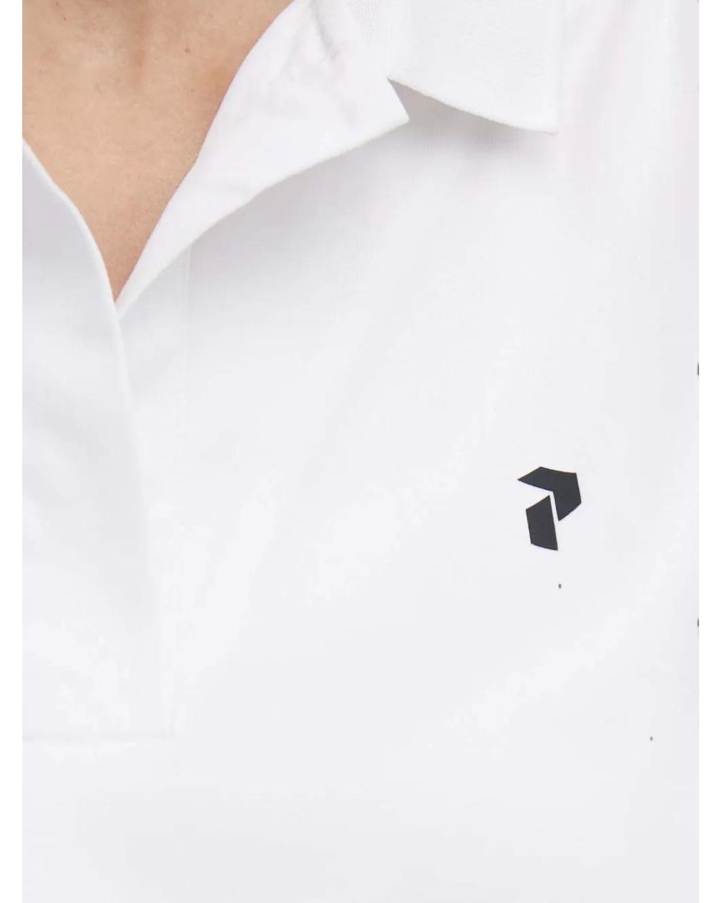Polo Sin Mangas Con Logo Peak Performance de color Black