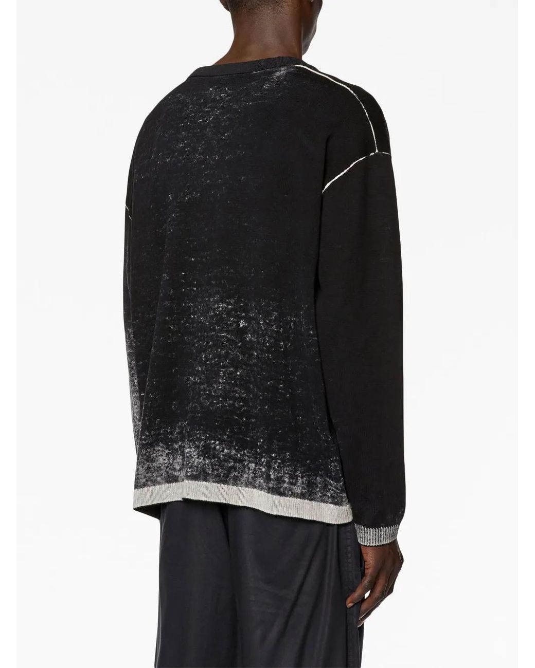 DIESEL Black K-Larence-B Cotton Cardigan for men