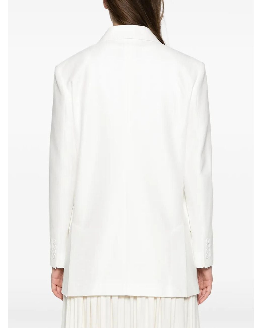 Max Mara White Piqué Jersey Olimpia Jacket