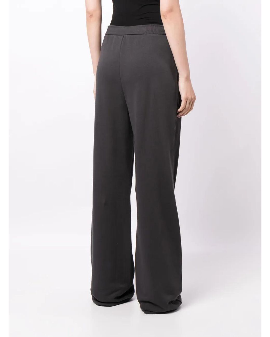 Area Black Claw Cut-Out Cotton Track Pants