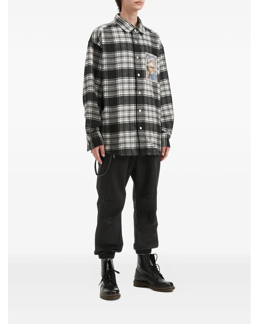 Musium Div. Gray Drawstring Trousers for men