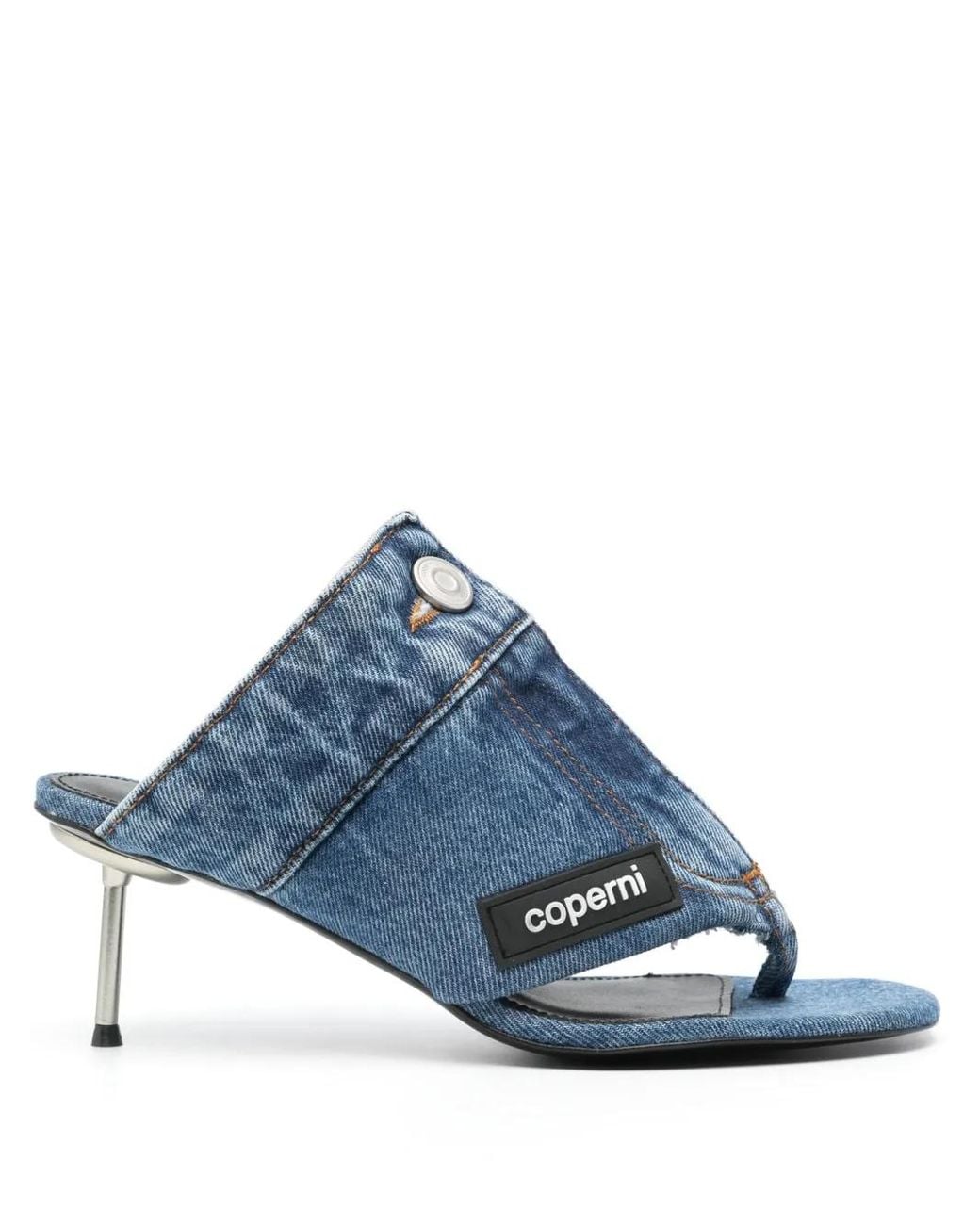 Coperni Blue 70Mm Denim Sandals
