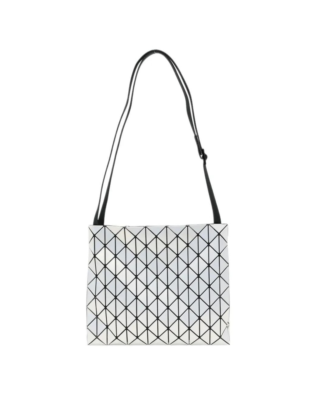 Issey Miyake White Row Shoulder Bag