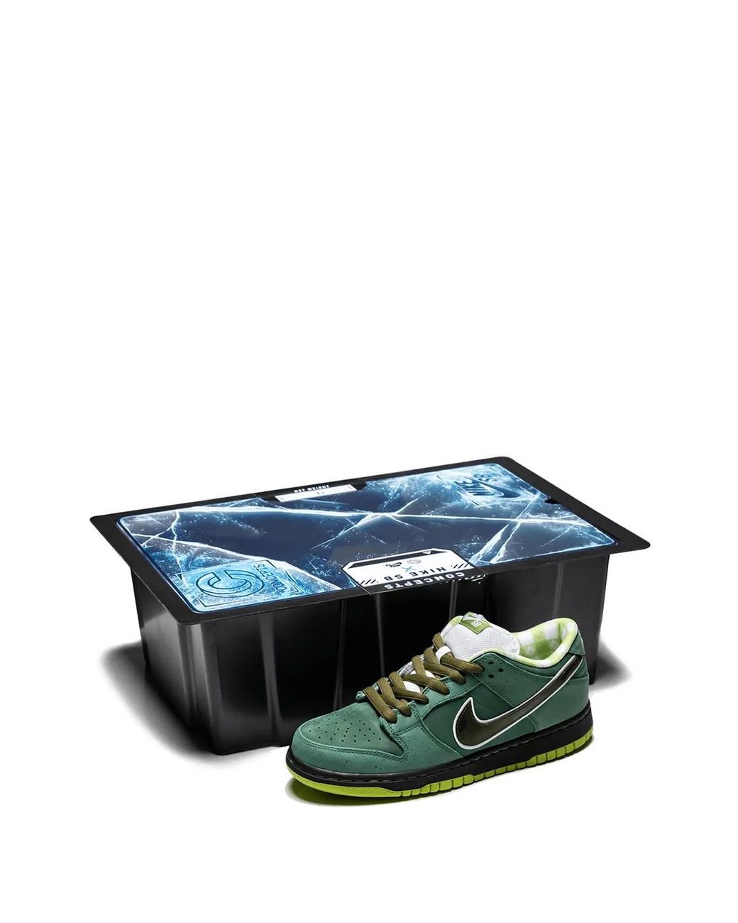 Nike Green X Concepts Sb Dunk Low Pro Og Qs Lobster" Sneakers