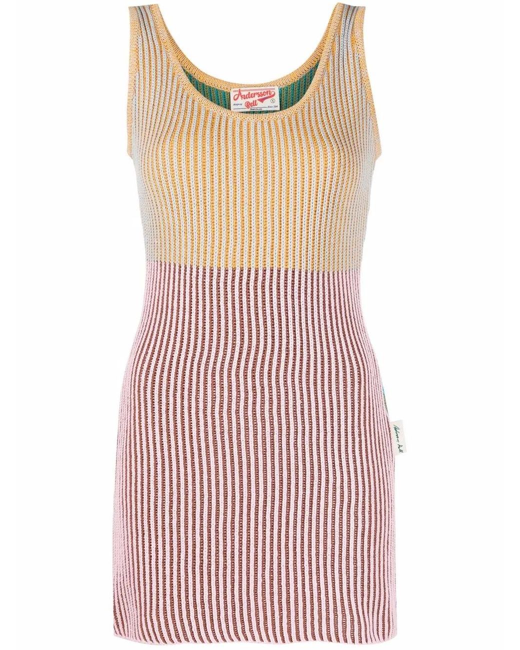 ANDERSSON BELL Top Met Colourblocking in het Red