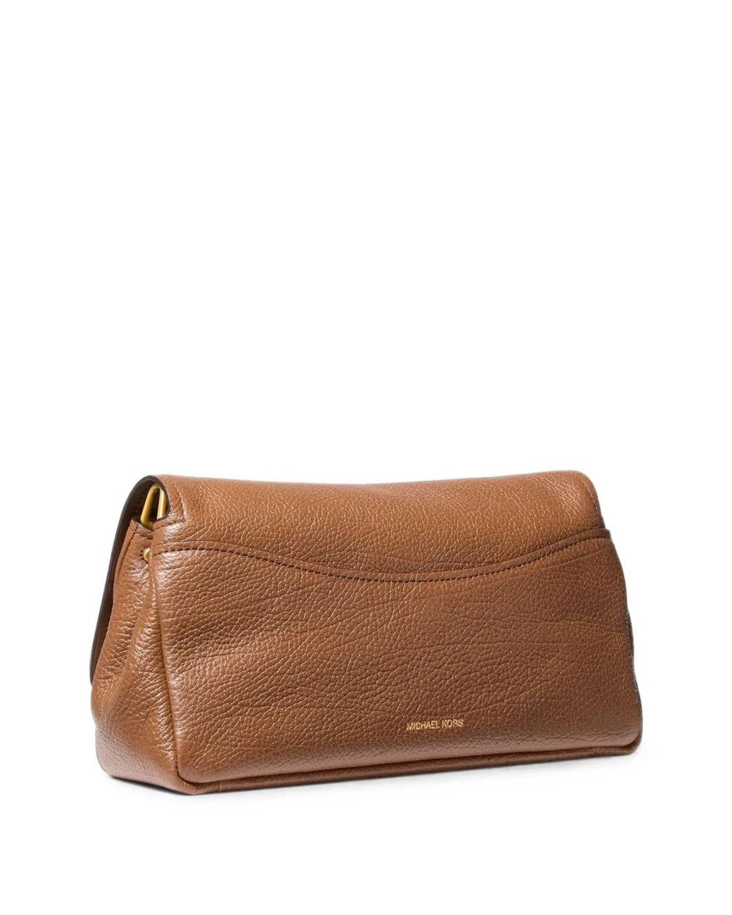 Michael Kors Brown Grand Sac Porté Épaule Bryant En Cuir Texturé Convertible