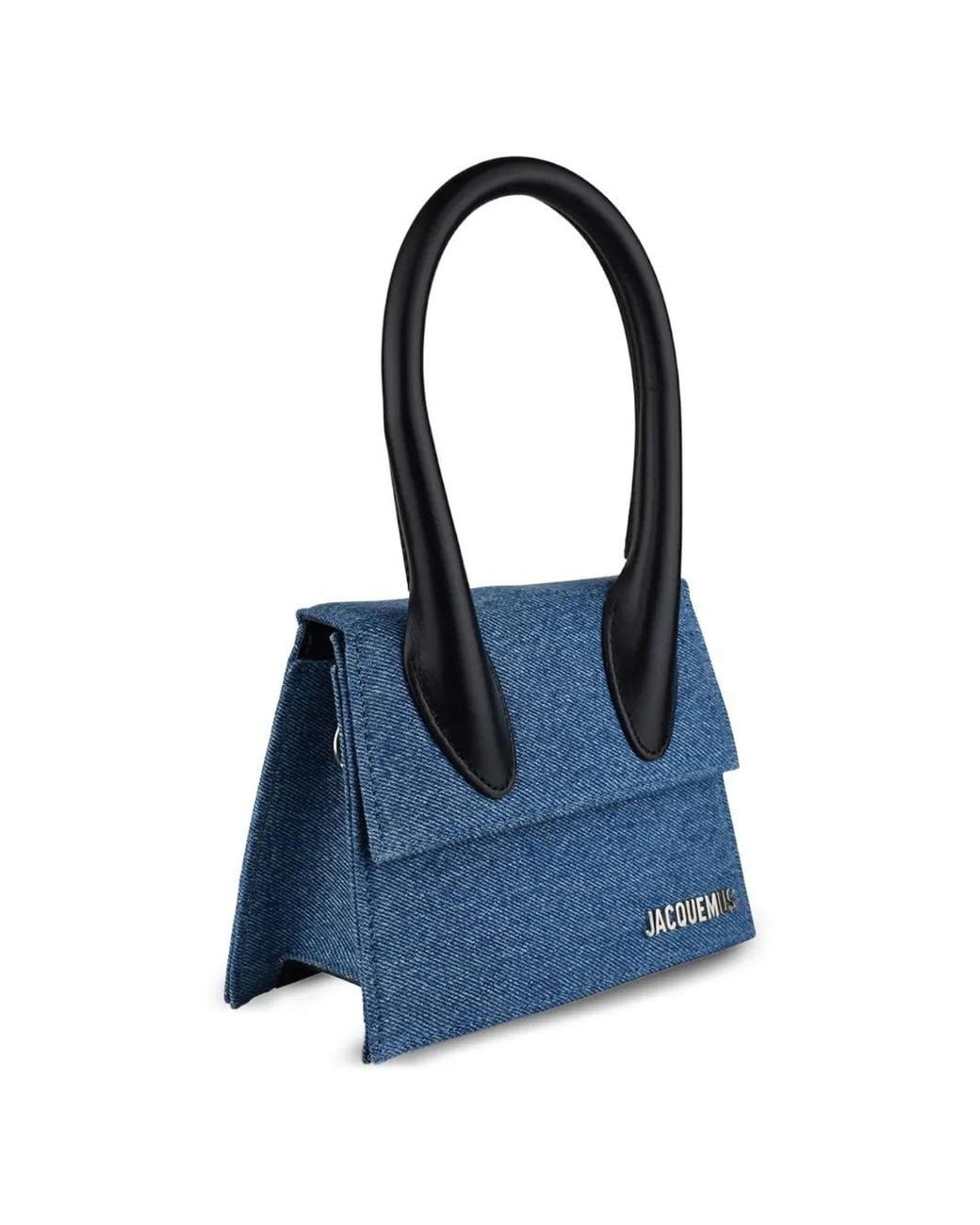 Jacquemus Blue Chiquito Denim Top-Handle Medium Tote Bag