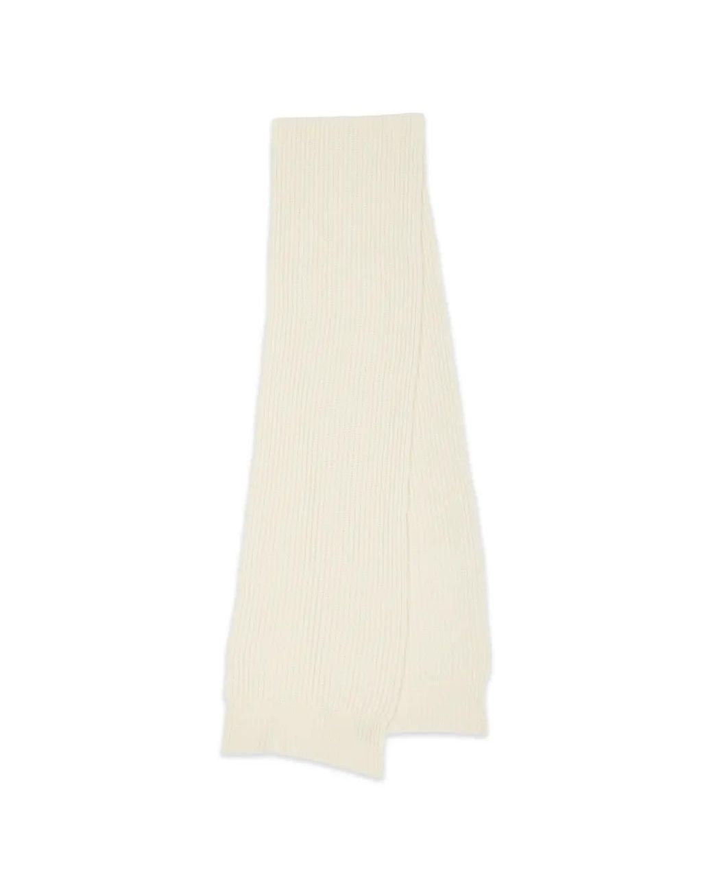 MM6 by Maison Margiela White Écharpe En Coton