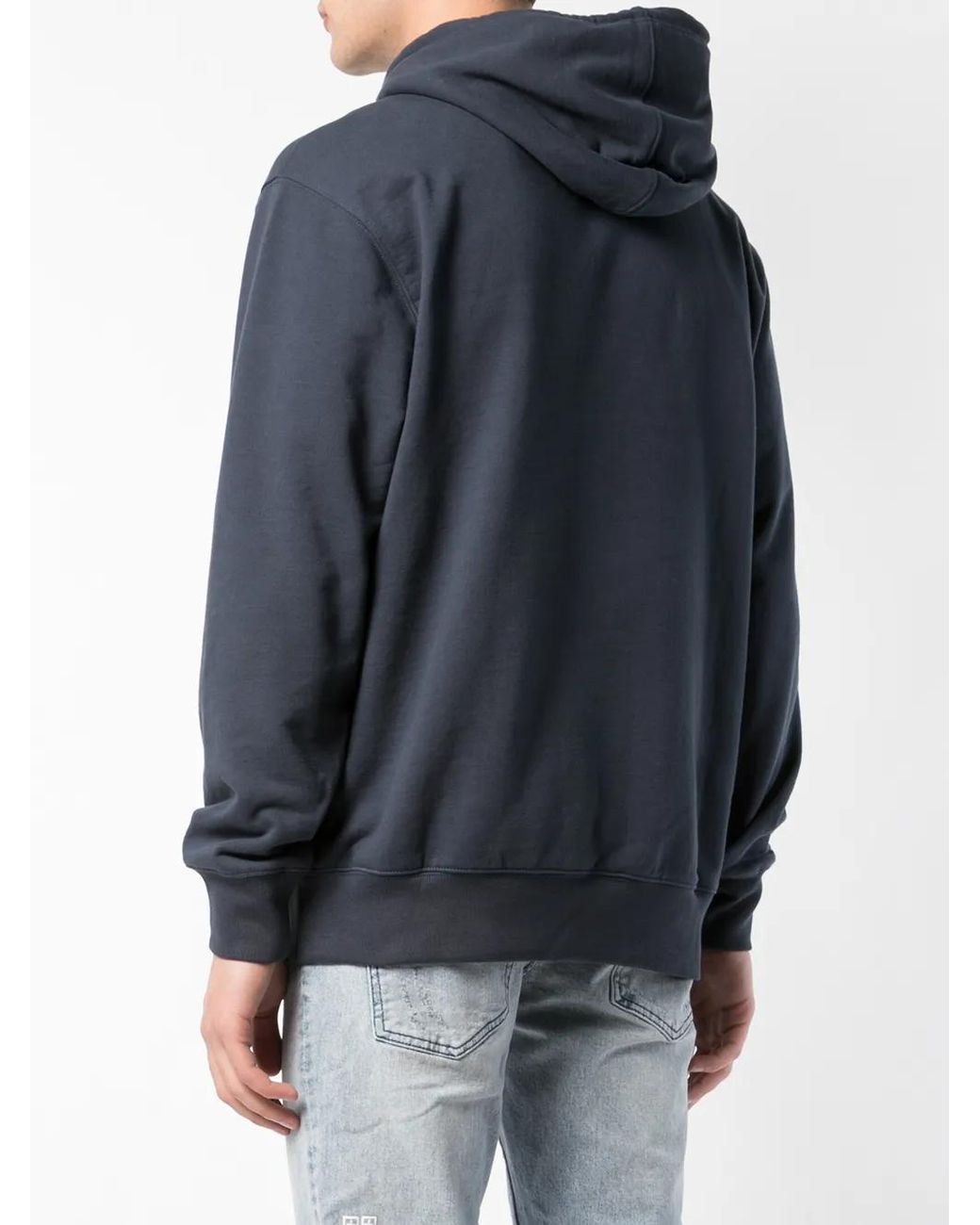 Palace Blue Pound-Print Hoodie for men