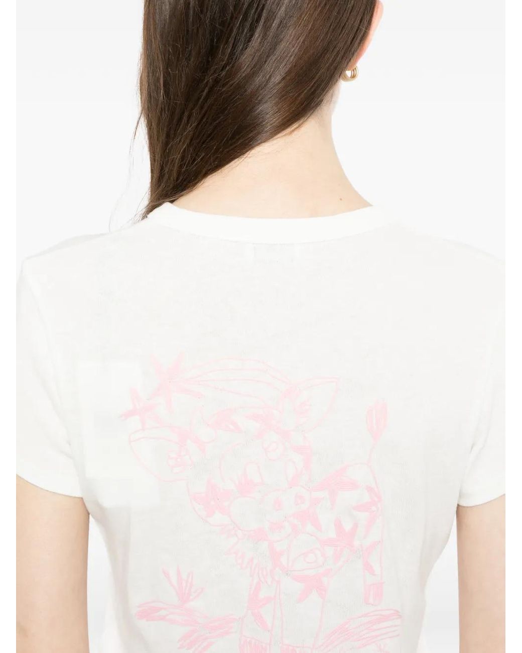 KENZO White Gots Cartoon T-Shirt