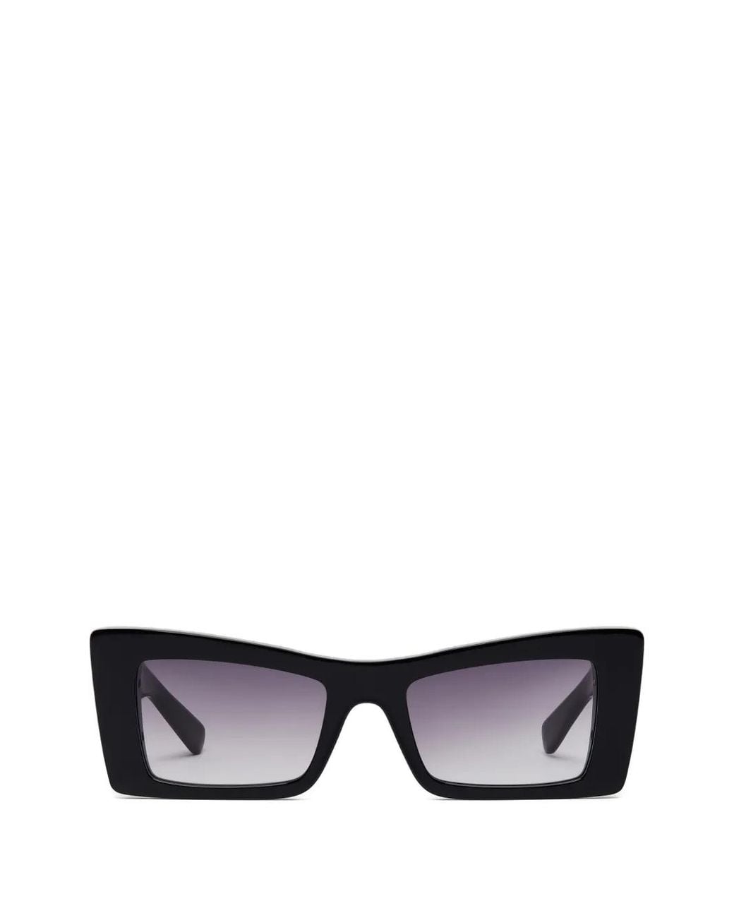 Stella McCartney Black Falabella Rectangle-Frame Sunglasses