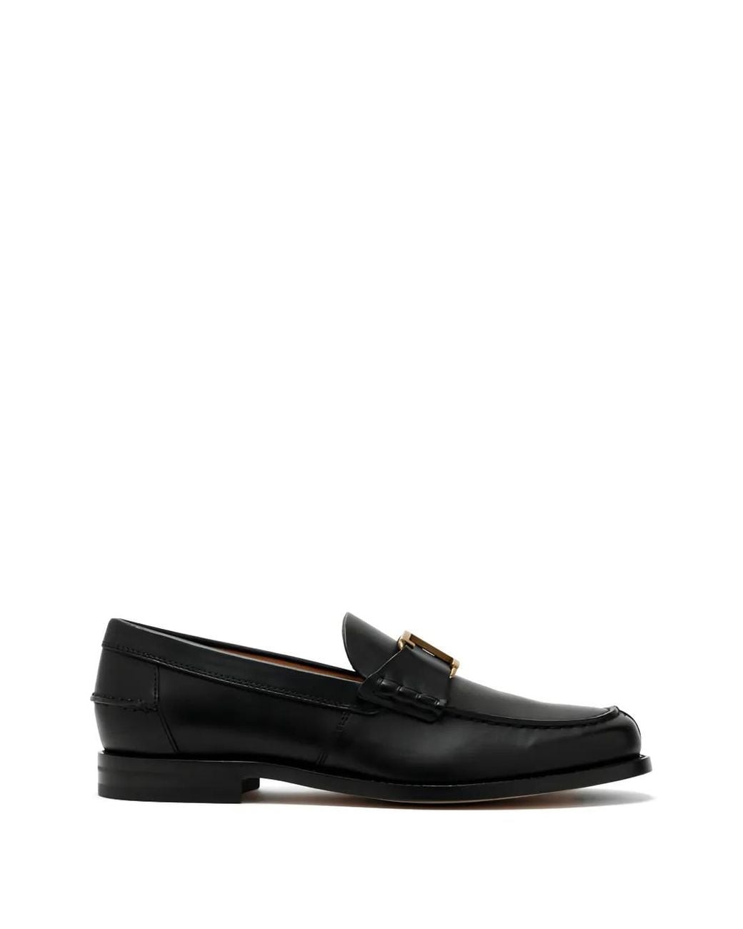 Tod's Black Timeless Leather Loafers for men