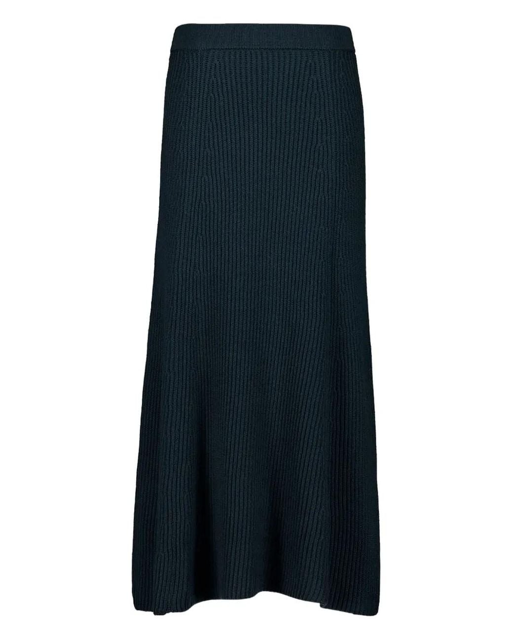 Falda De Lana Zimmermann de color Blue