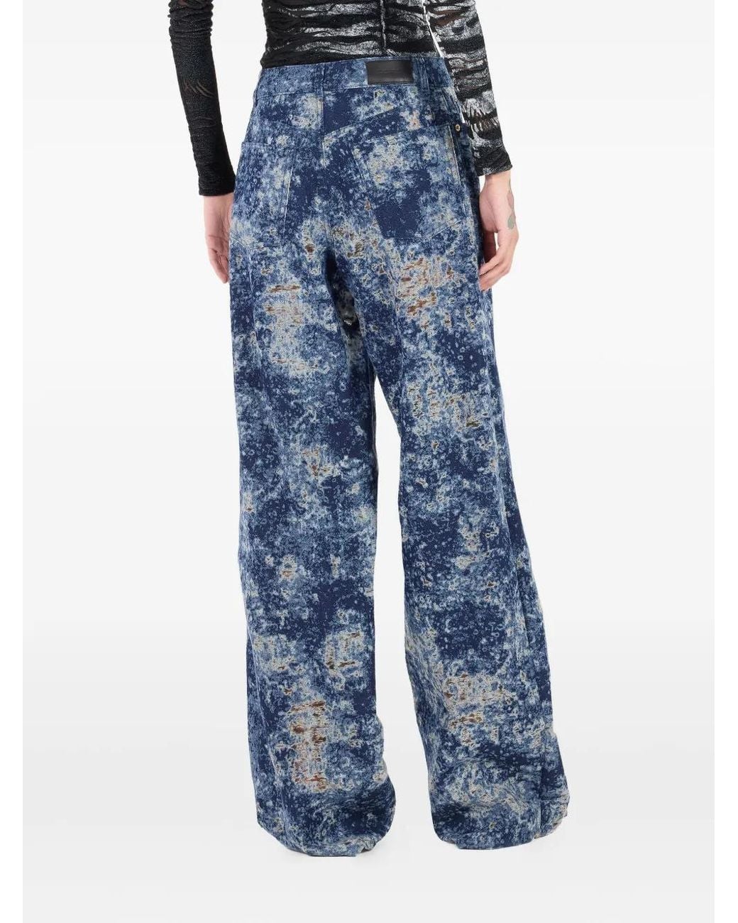 Roberto Cavalli Blue Loose-Fit Jeans