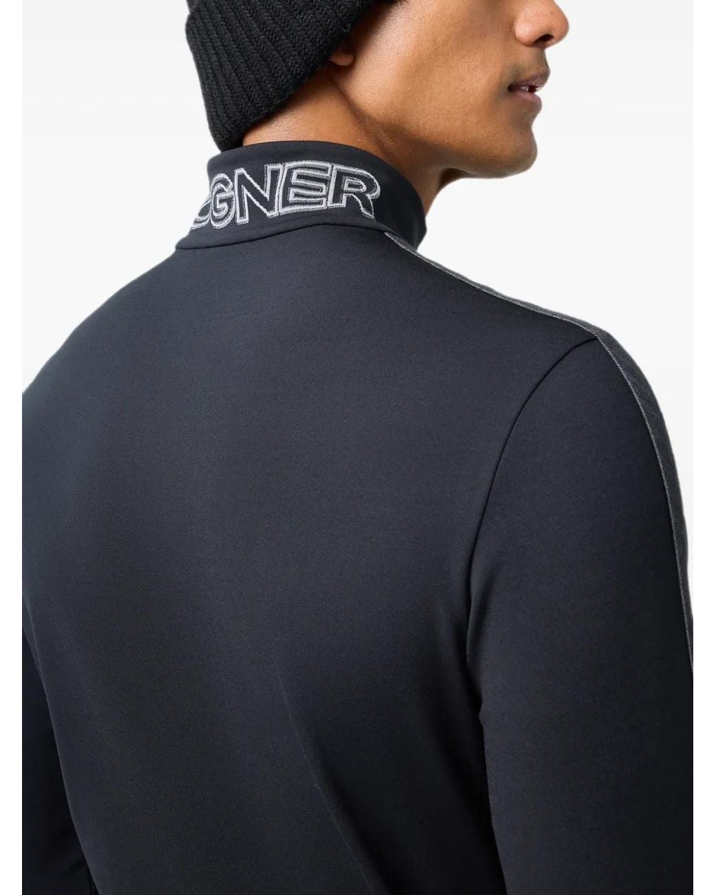 Bogner Blue Eliot Graphic-Print Performance Top for men