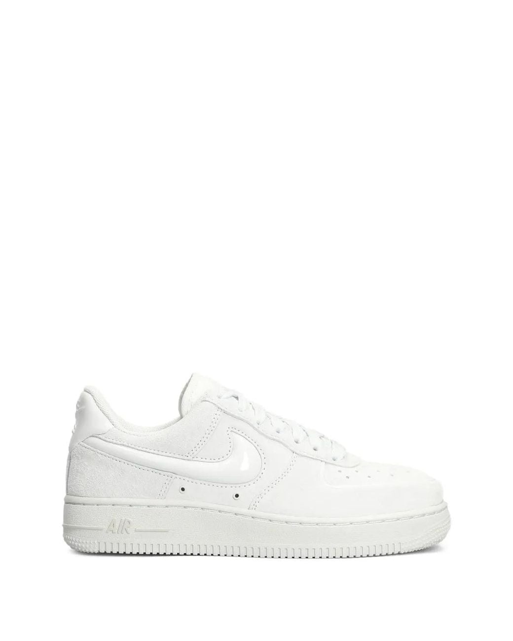Nike White Baskets Air Force 1 '07 En Daim