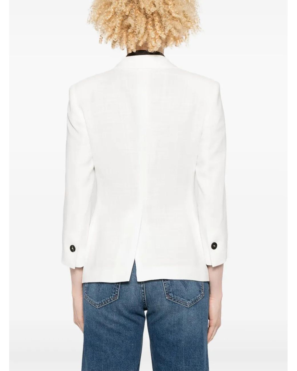 Blazer Debra Tagliatore de color White