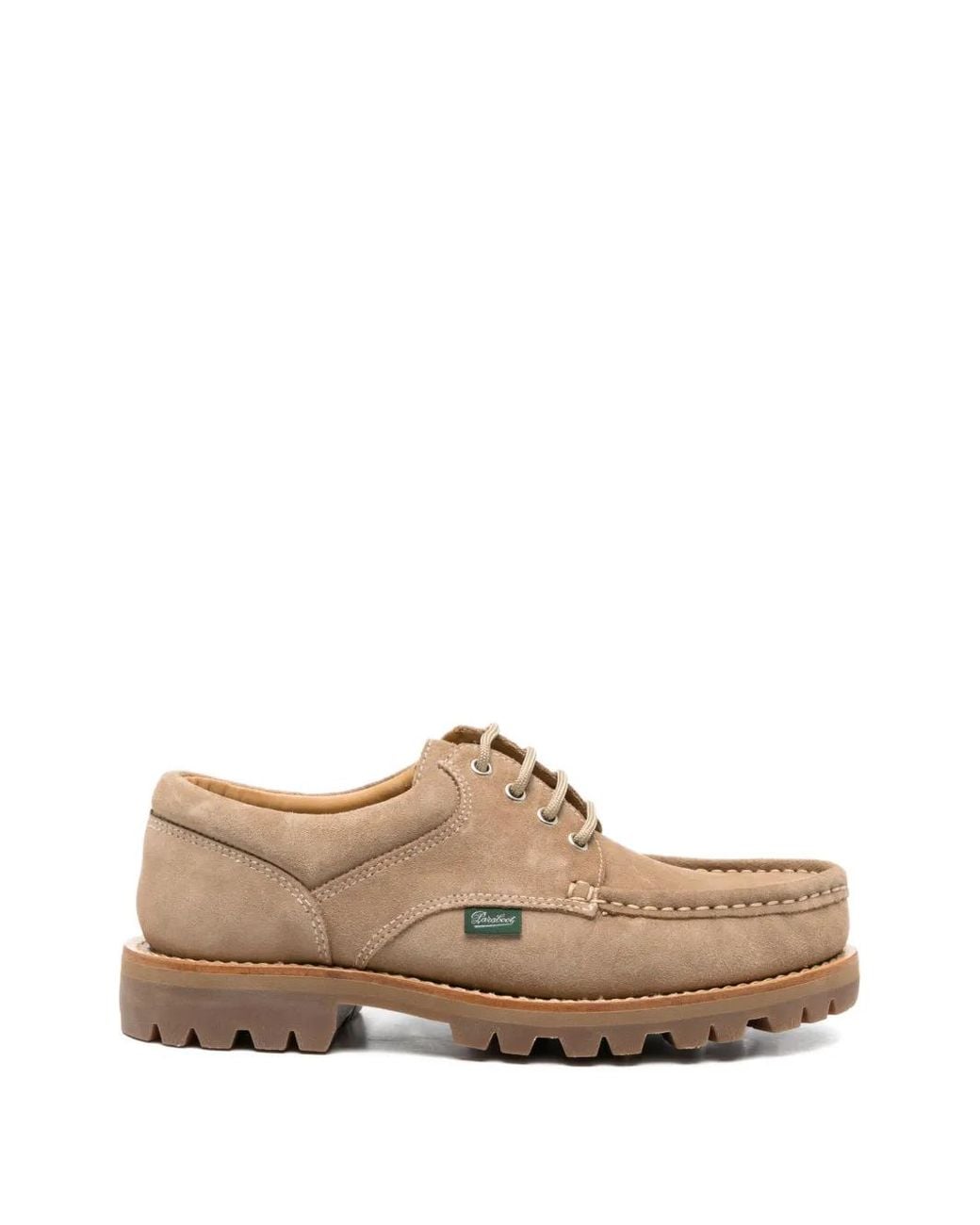Paraboot Brown Lace-Up Derby Shoes for men