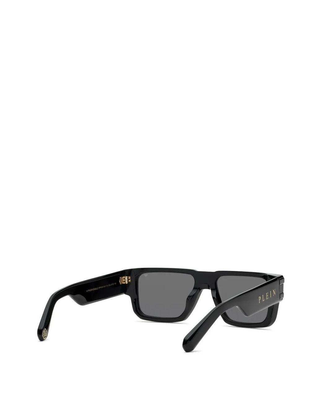 Philipp Plein Eckige Plein Eagle Sonnenbrille in Black für Herren