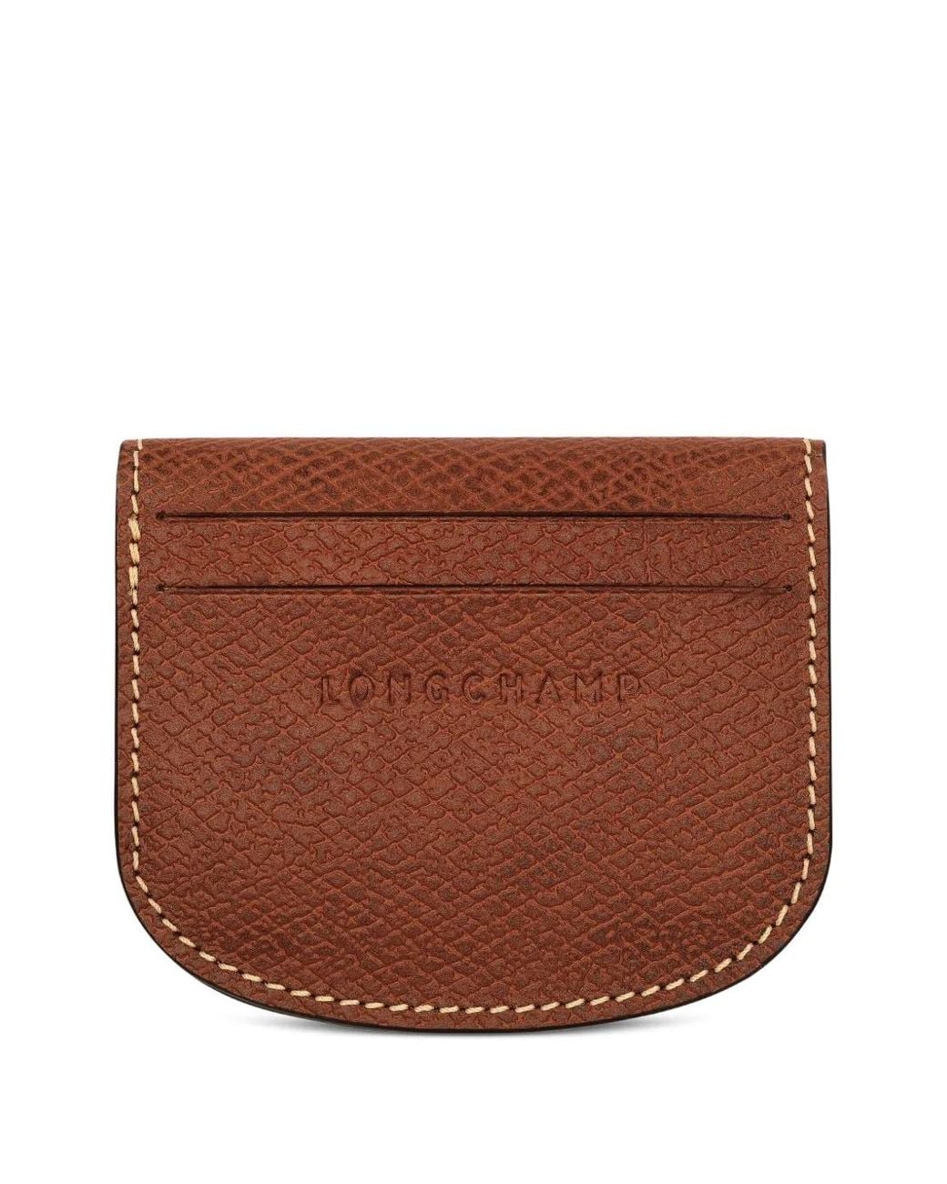 Longchamp Brown Épure Card Holder