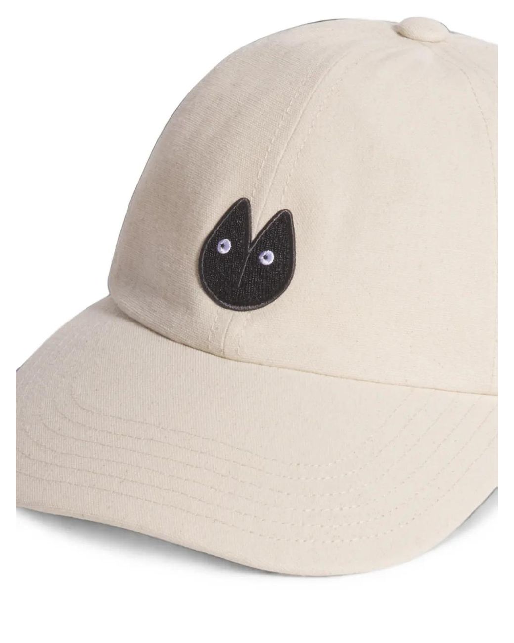 Maison Kitsuné Natural Casquette Fortune Fox À Patch Logo