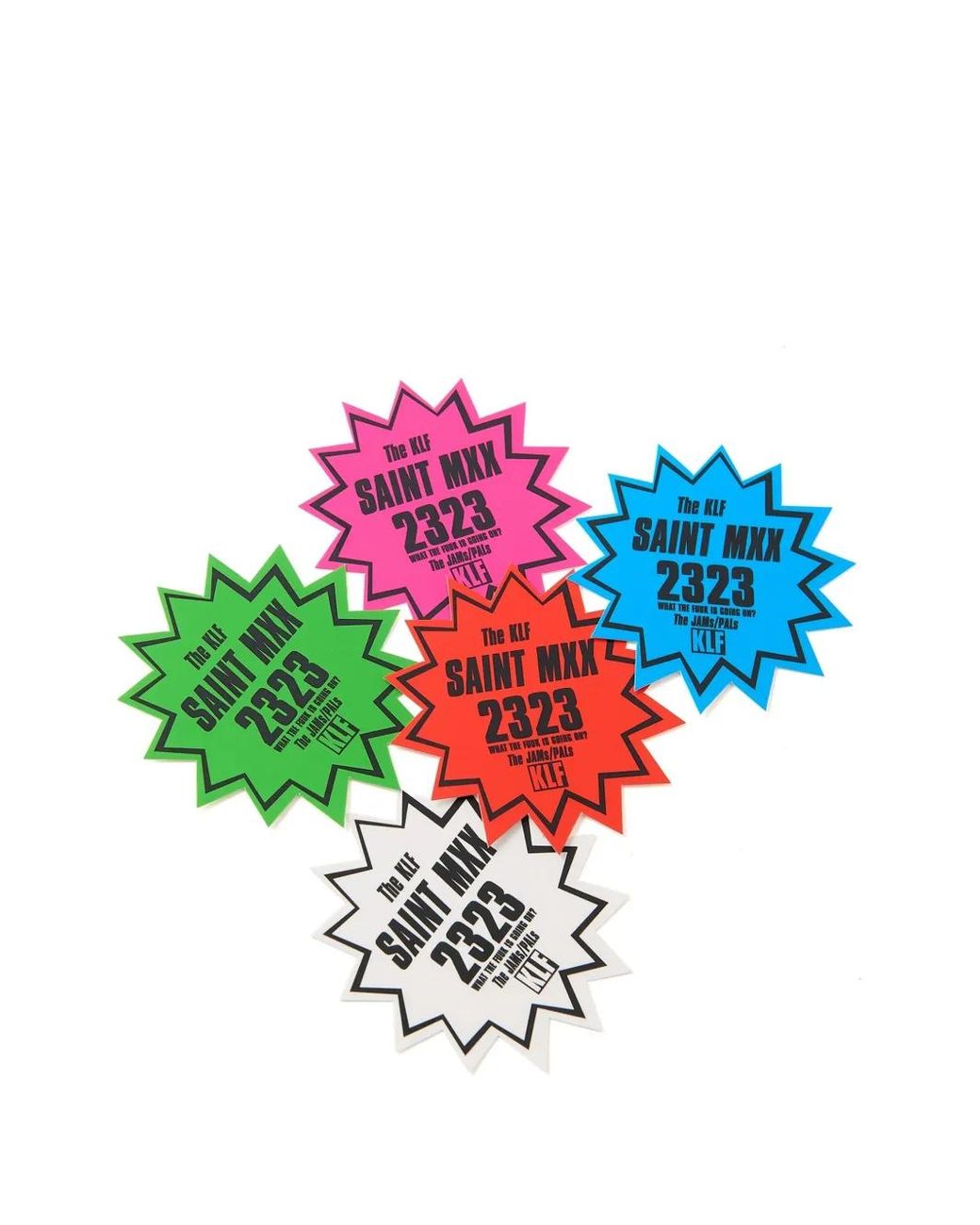 SAINT Mxxxxxx Blue Star-Shaped Sticker Pack
