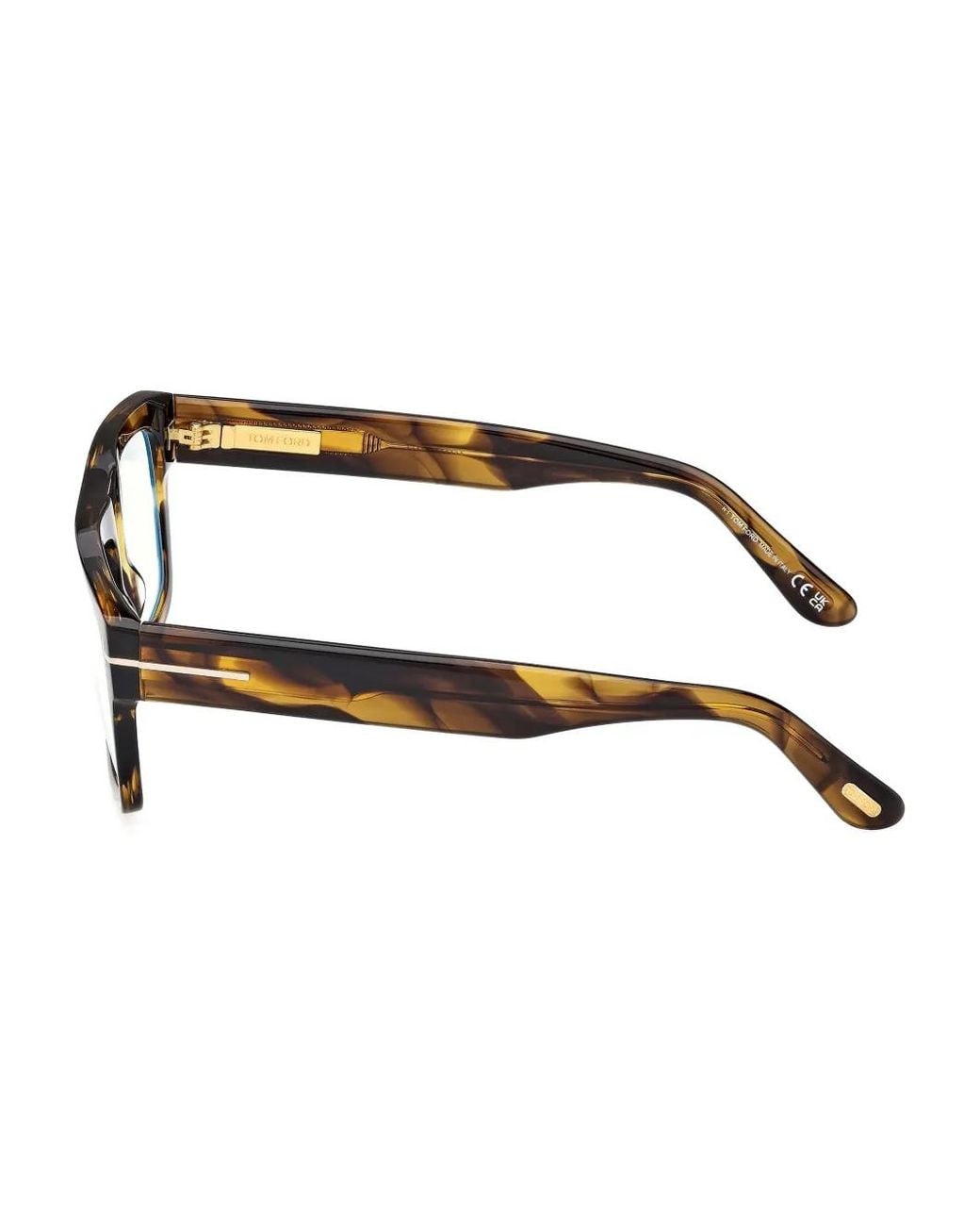 Tom Ford Brown Rectangular-Frame Glasses for men
